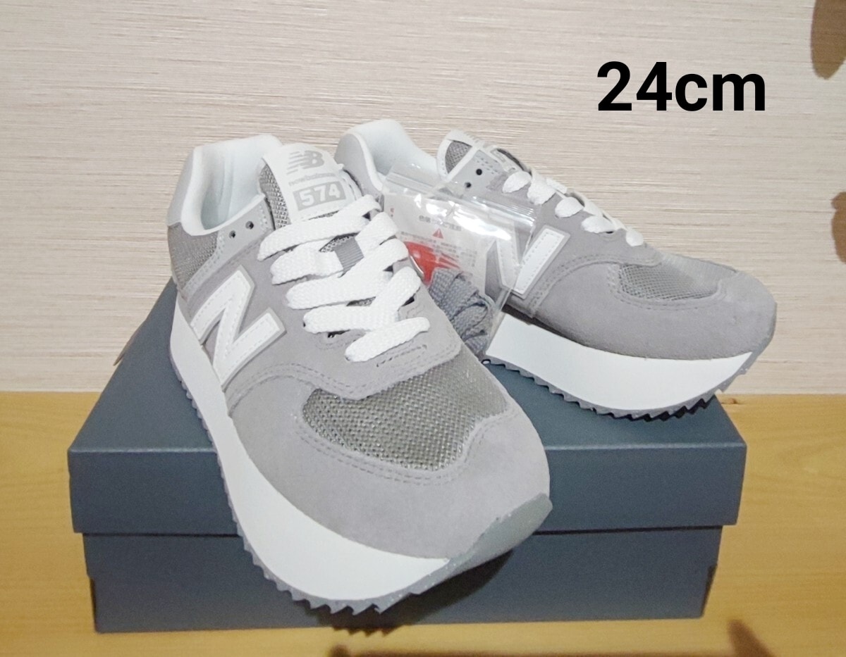 [ニューバランス] スニーカー WL574Z 574+ 厚底 現行モデル