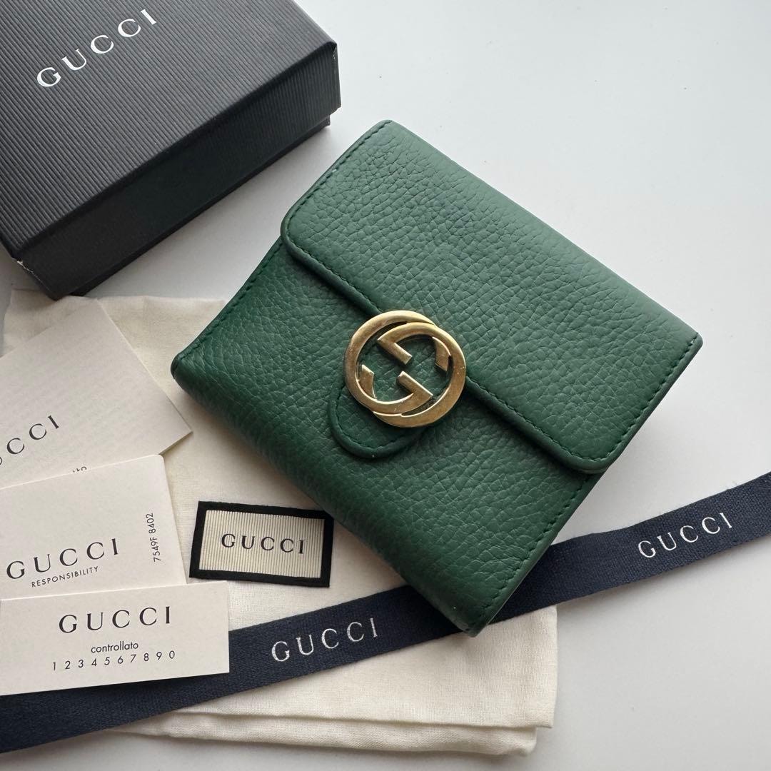C (やや傷や汚れあり)】グッチ GUCCI コインケース マイクログッチ