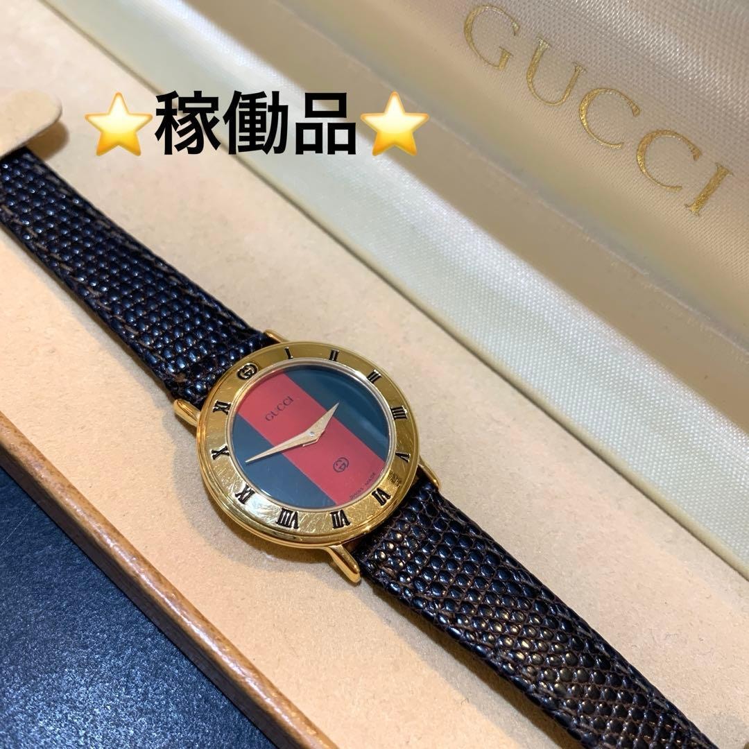 稼働GUCCI オールドグッチ 3000L レディース シェリーライン