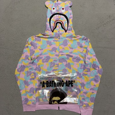A BATHING APE 1st Camo PONR Shark Full Zip Hoodie A BATHING APE 1st Camo PONR Shark Full Zip Hoodie