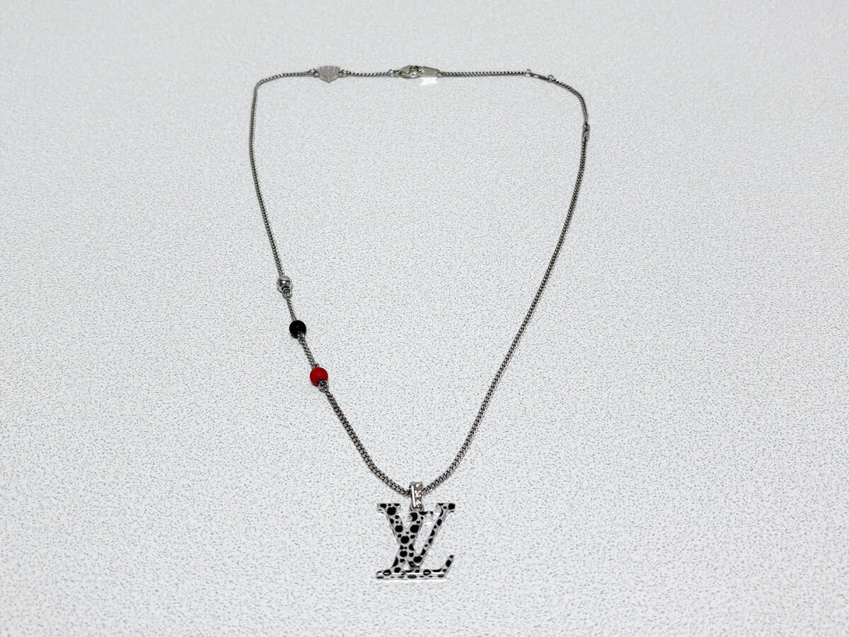 LOUIS VUITTON ルイヴィトン LV × YK ペンダント LV インフィニティドット ｜ネックレス ｜草間彌生
