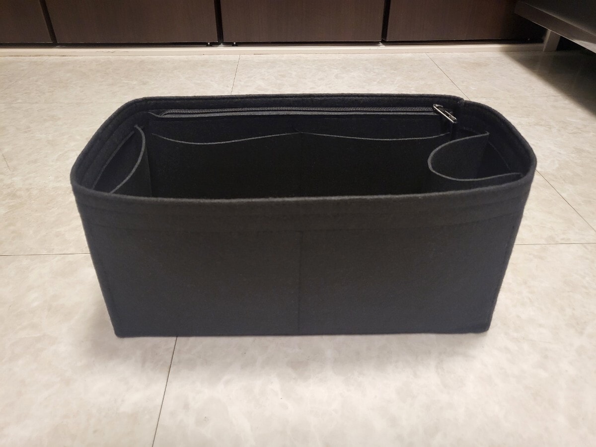 【新品】エルメス バーキン35 バッグインバッグ ハイクオリティVer フェルト ブラック 黒 自立 矯正