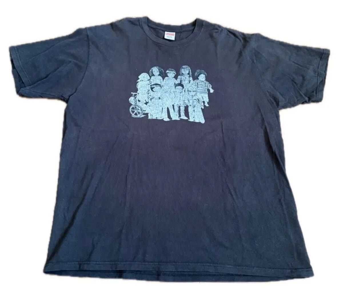 23ss supreme シュプリーム Tシャツ XL ブラック チルドレン