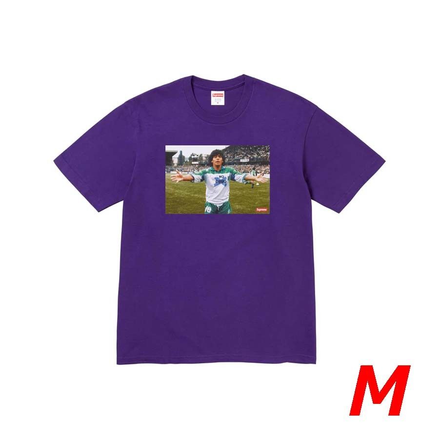 ★新品★Supreme Maradona Tee &#34;Purple&#34; -M