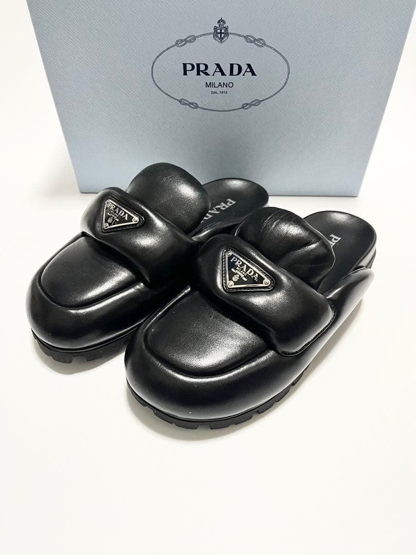 B (目立った傷や汚れなし)】【美品】PRADA 膝丈ワンピース