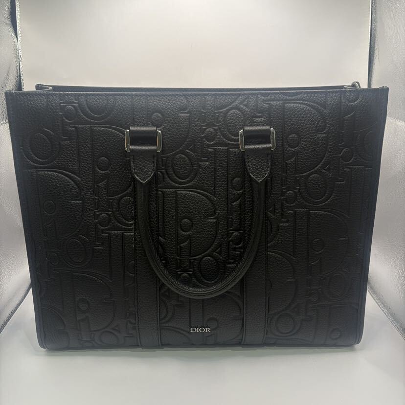 ディオール イーストウエスト マキシオブリーク ミディアム 2WAYトートバッグ