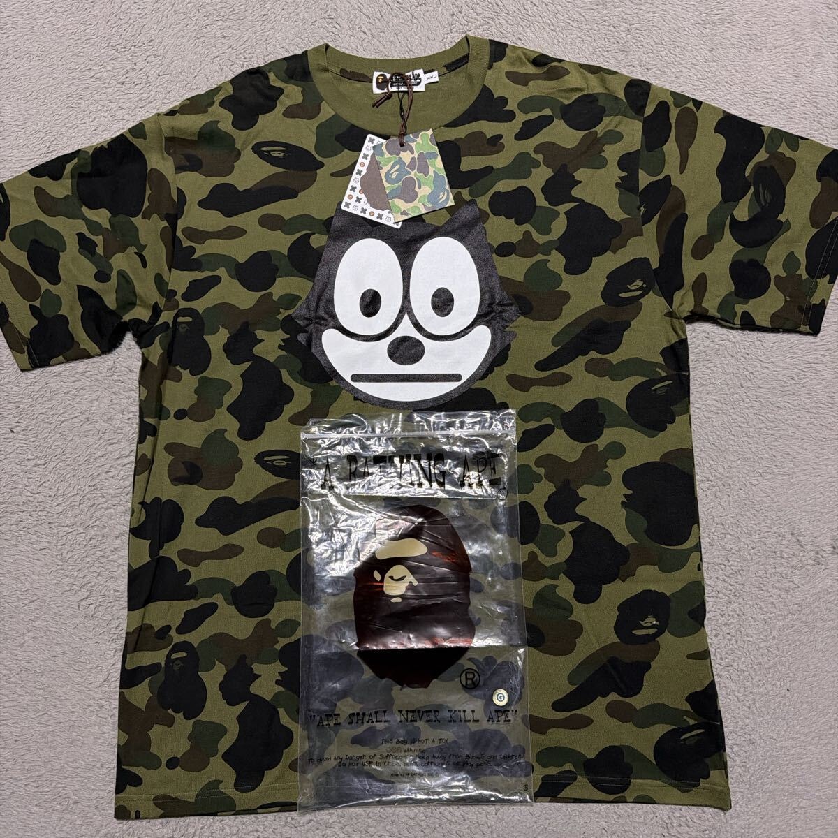 A BATHING APE 1ST Camo One Point Regular Fit Polo Shirt 