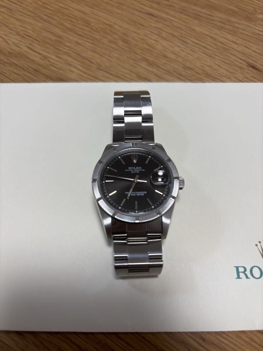 ロレックス オイスターパーペチュアルデイト　15210 Z番末期モデル　検)15200