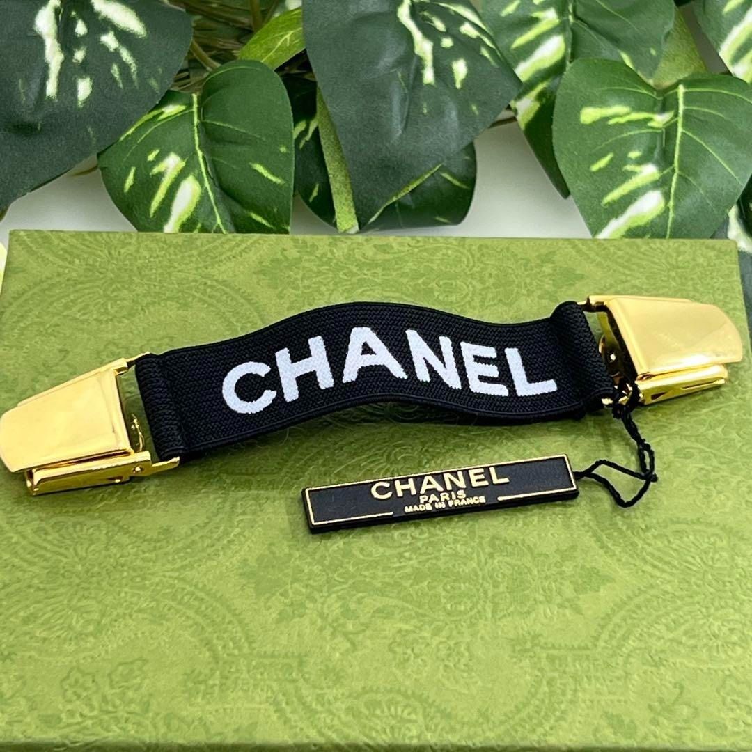 未使用に近い】CHANEL アームバンド ゴムバンド 袖留め 062513の