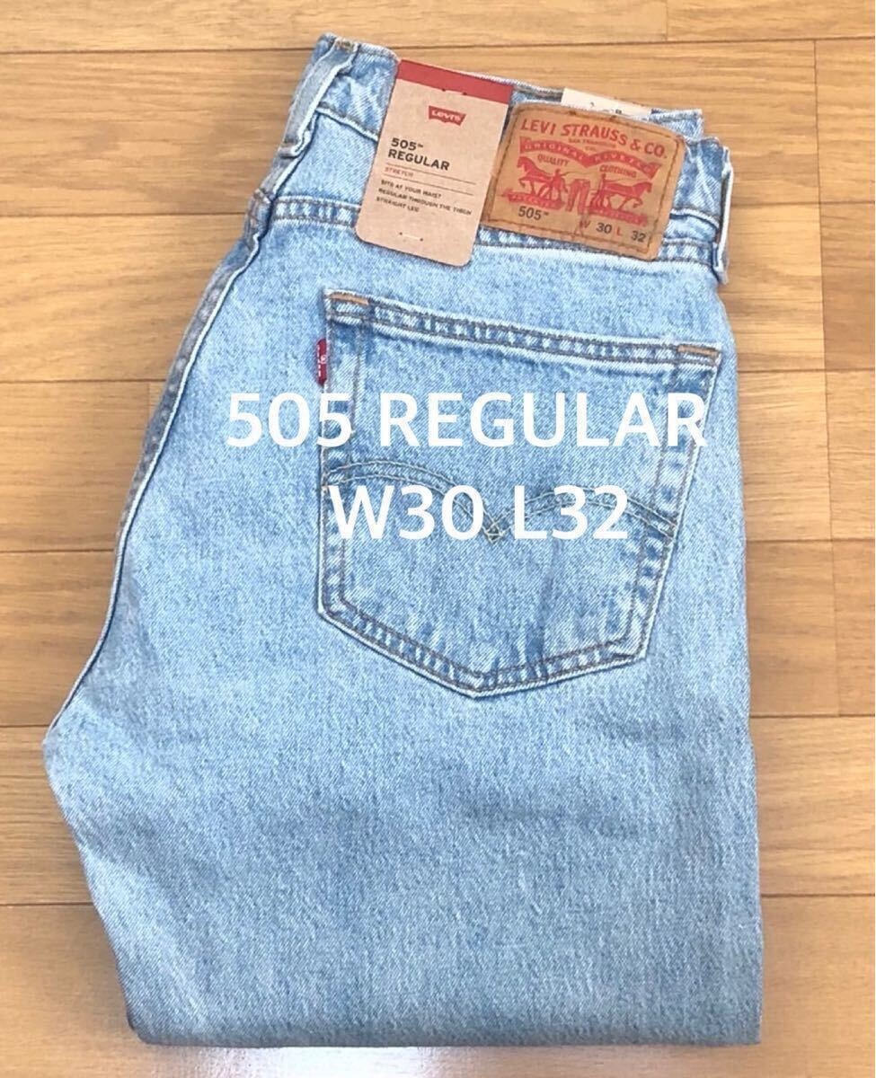 Levi's 505 REGULAR FIT LIGHT INDIGO W30 L32