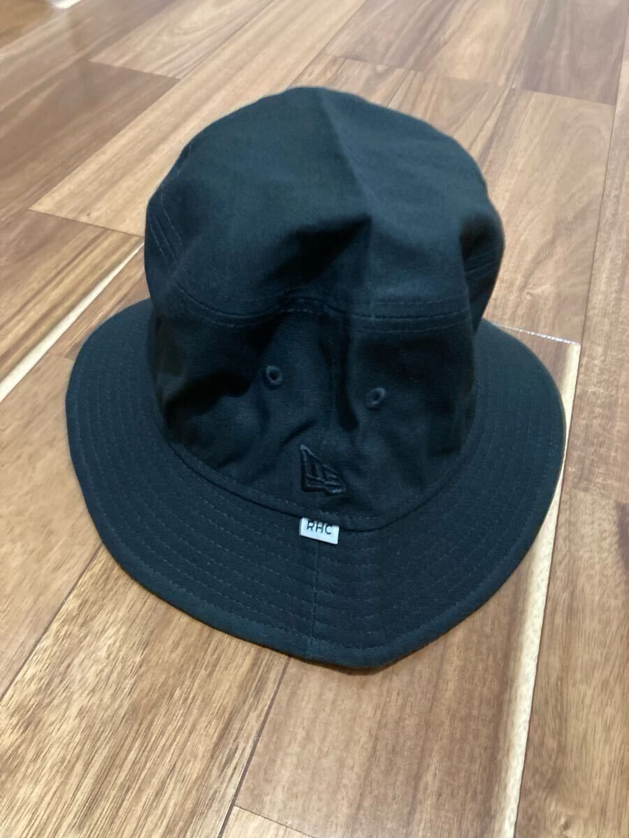 rhc x newera bucket hat black ロンハーマン　ニューエラ　バケットハット　ブラック　アールエイチシー　ronharman 帽子　コラボ　別注