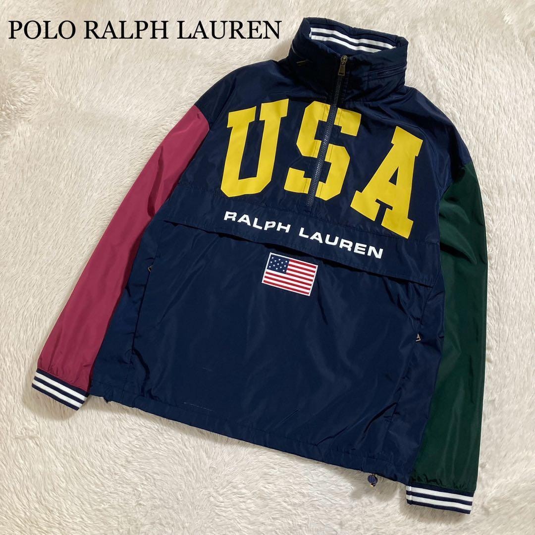 C (やや傷や汚れあり)】POLO RALPH LAUREN ポロラルフローレン ハーフ