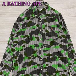品質検査済 新品・BAPE 新品・BAPE POLO FRED X FRED COLOR PERRY CAMO