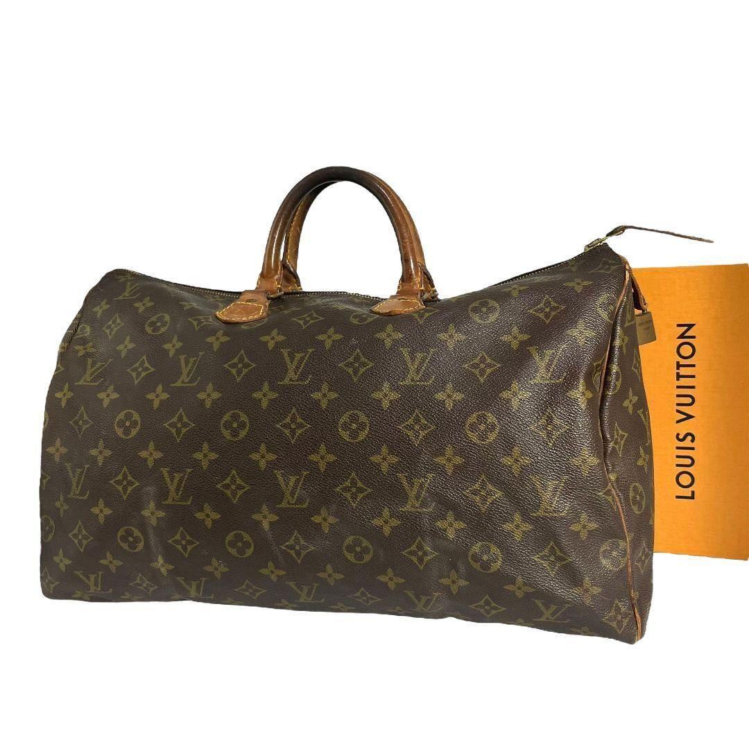 正規品☆ルイヴィトン LOUIS VUITTON スピーディ40 ハンドバッグ ボストンバッグ モノグラム　ブラウン 茶　鑑定済