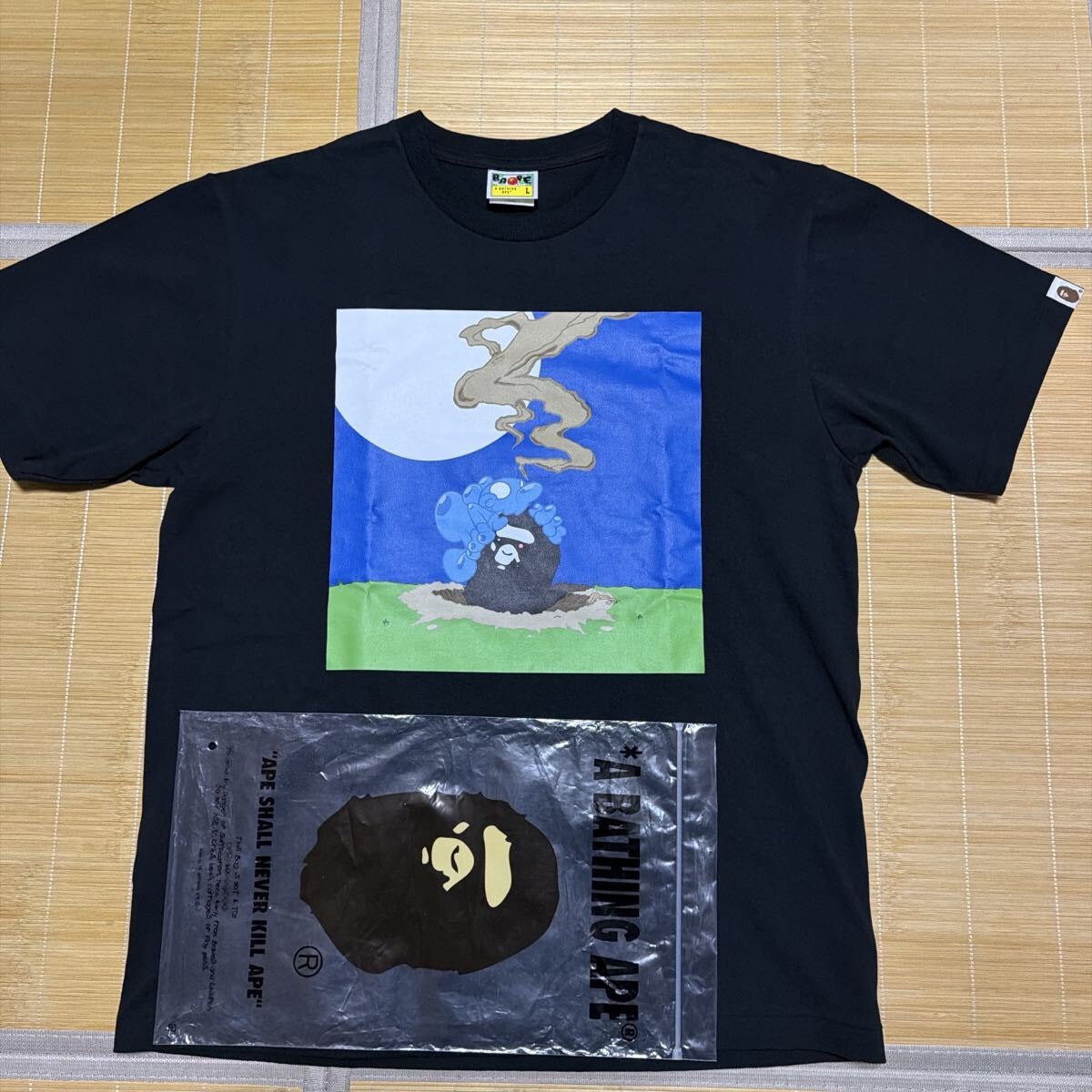 A BATHING APE BIG ABC CAMO SHARK TEE 