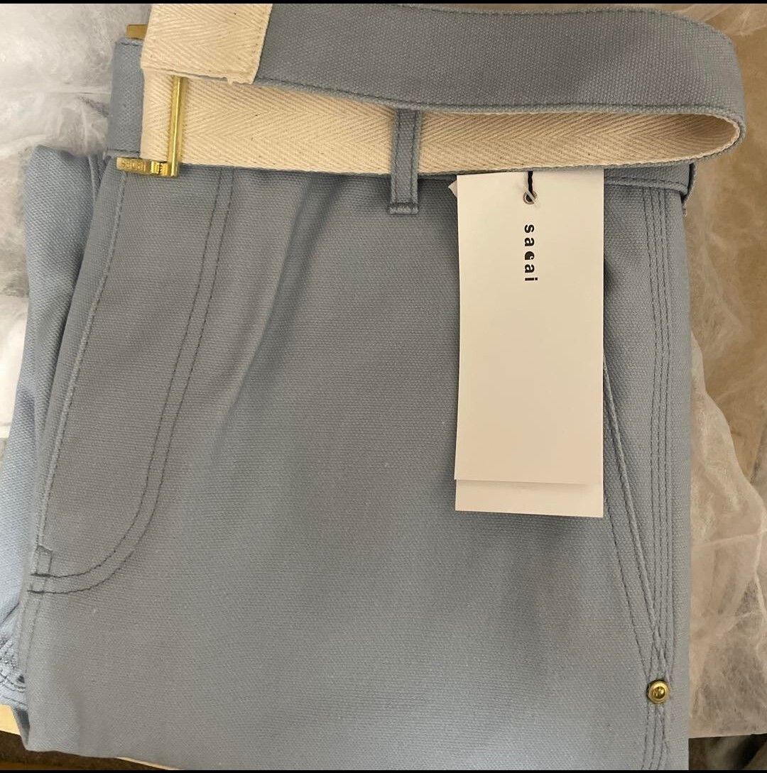 sacai × Carhartt WIP キャンバス パンツ サイズ１