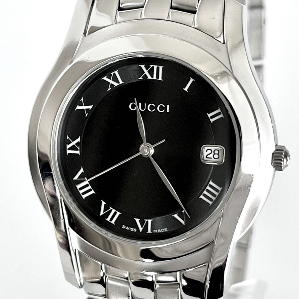 B (目立った傷や汚れなし)】【稼働】磨き済み グッチ GUCCI 5500L