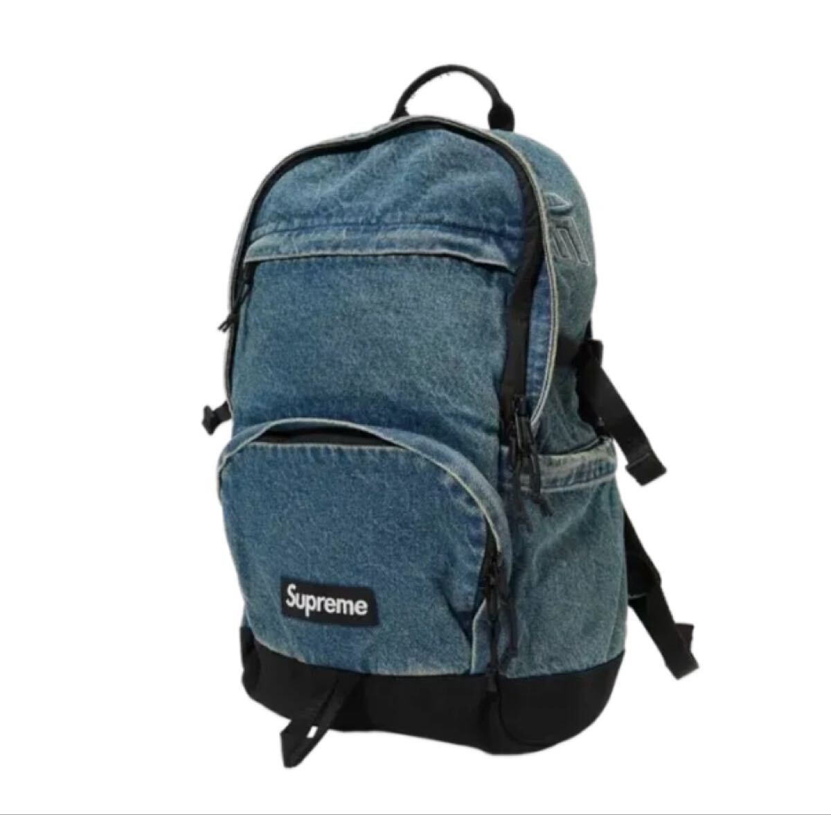 新品未使用 Supreme Denim Backpack Washed Indigo