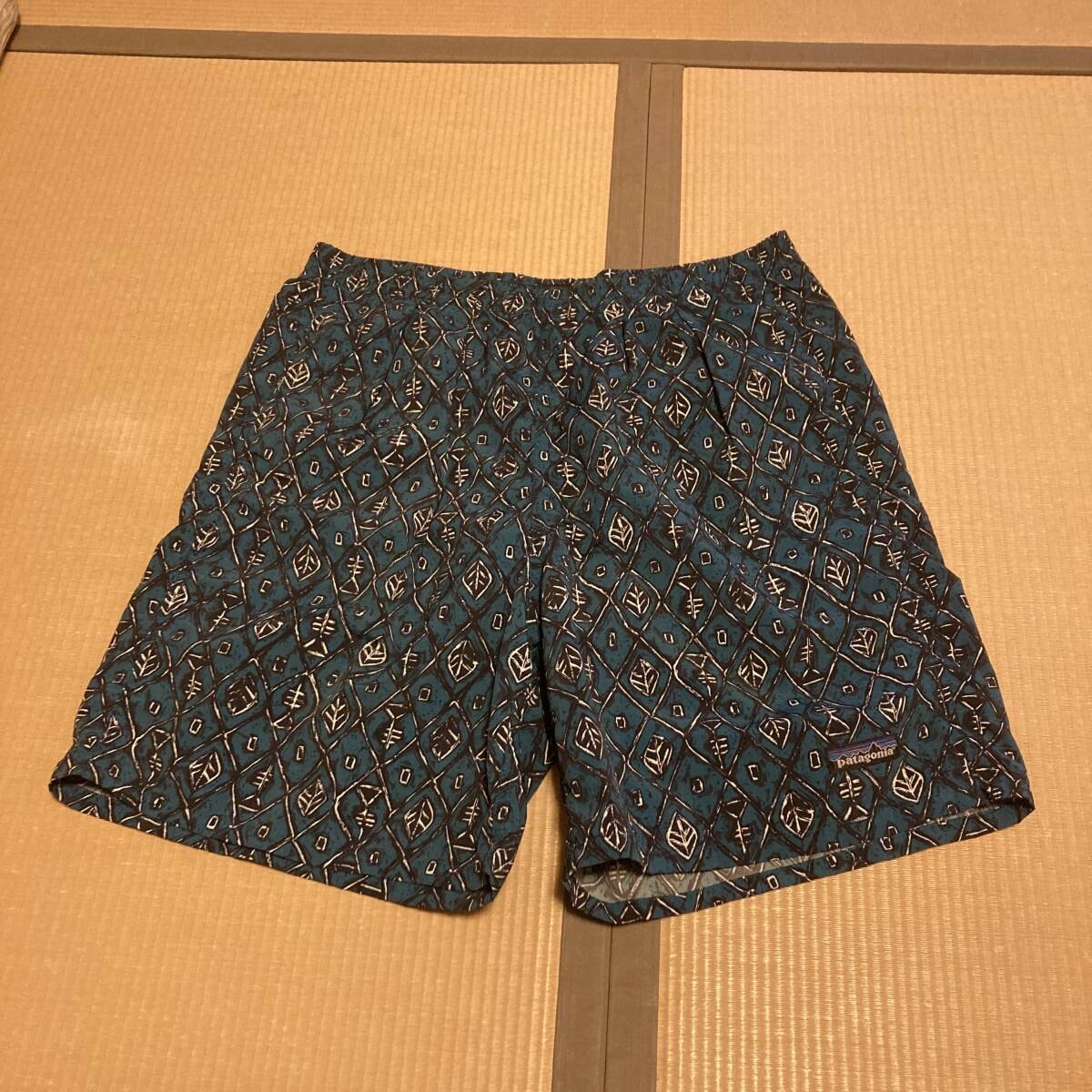 パタゴニア 1997 リバーショーツ USA製 希少 バギーパンツ ネイティブ柄