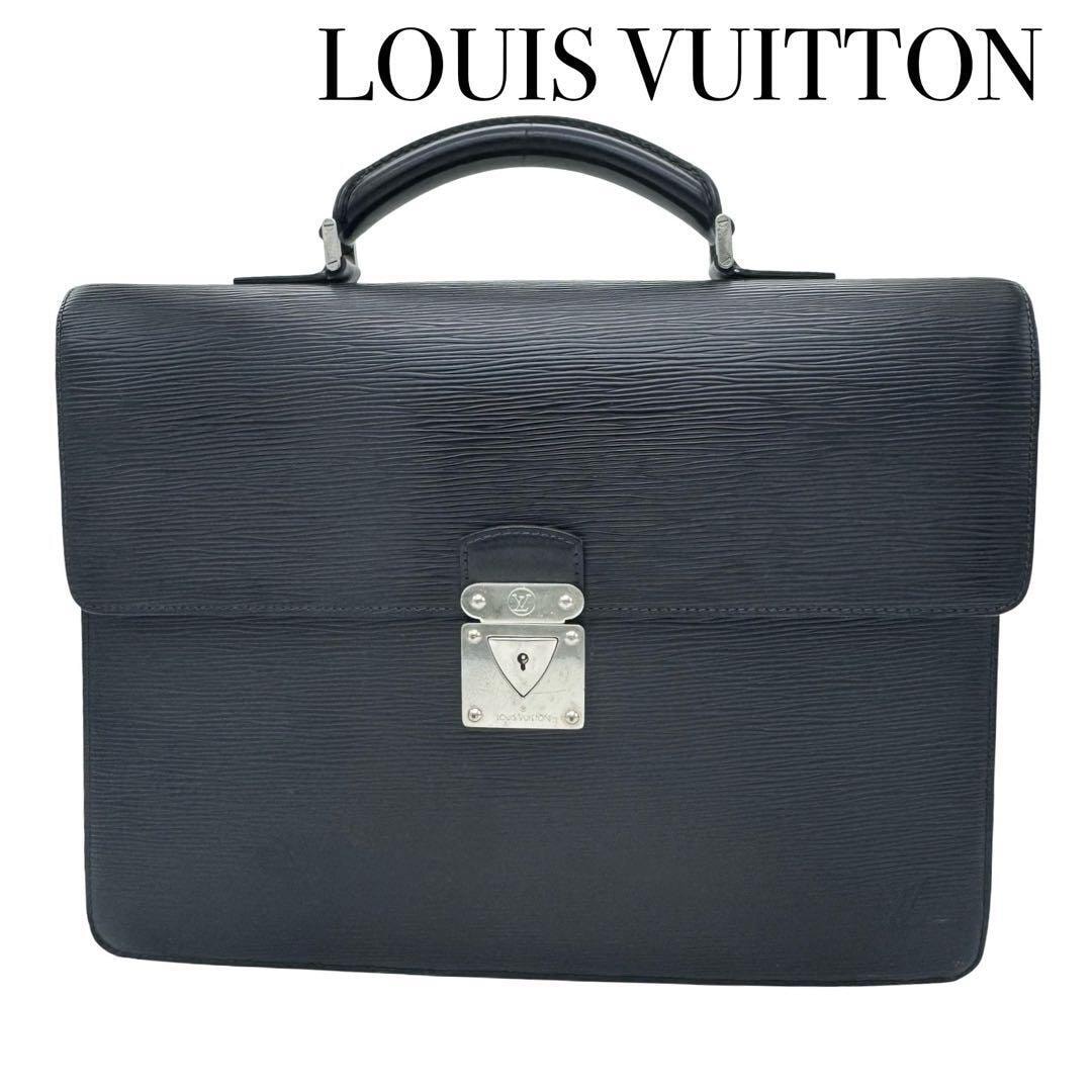 LOUIS VUITTON ルイヴィトン エピ レザー ラギート M54552 黒 ビジネスバッグ フリーフケース メンズ A4 