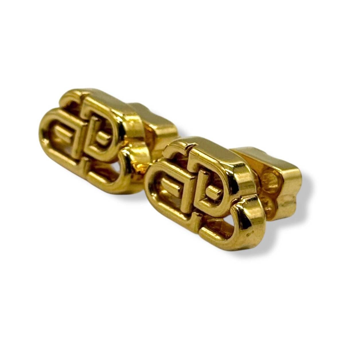 B (目立った傷や汚れなし)】BALENCIAGA バレンシアガ ピアス ゴールド