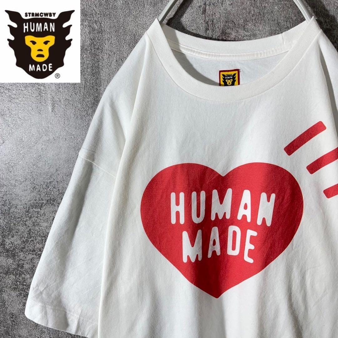 [大人気]　ヒューマンメイド　Tシャツ　プリント◎　存在感◎　ハート　ゆるダボ