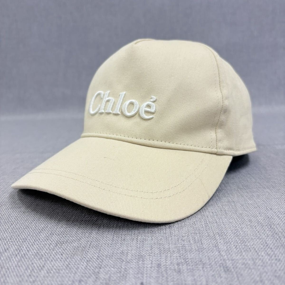 B (目立った傷や汚れなし)】美品 Chloe クロエ ベースボールキャップ
