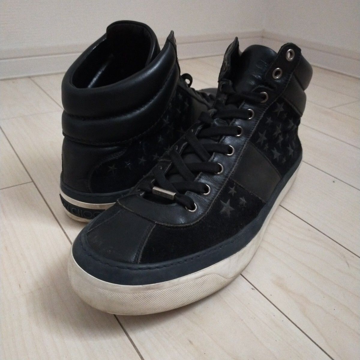 Jimmy Choo ハイカットスニーカー BELGRAVIA スター 星柄 ジミーチュウ