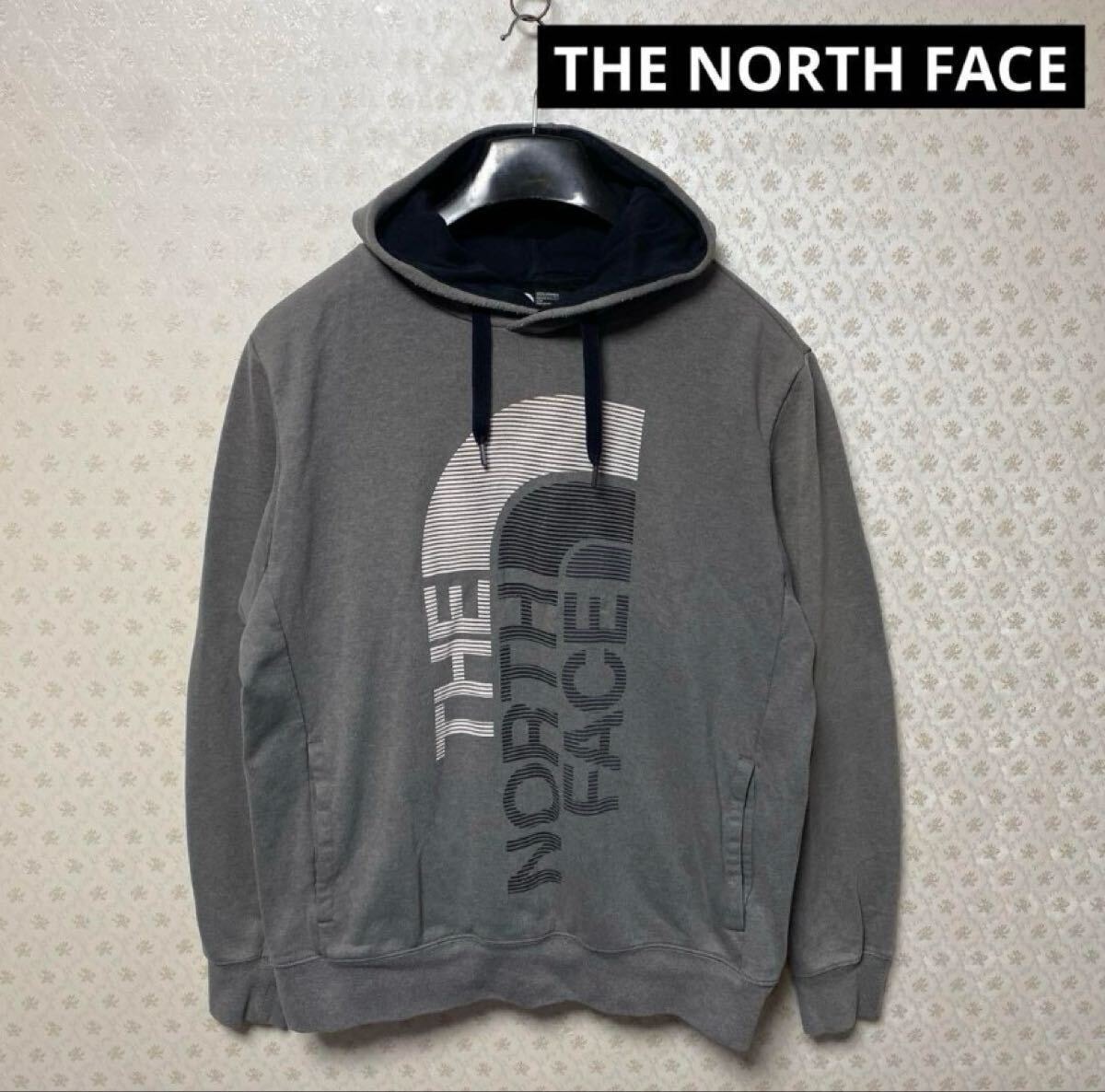 ザノースフェイス　メンズ　長袖プルオーバーパーカー　L グレー　裏起毛 THE NORTH FACE