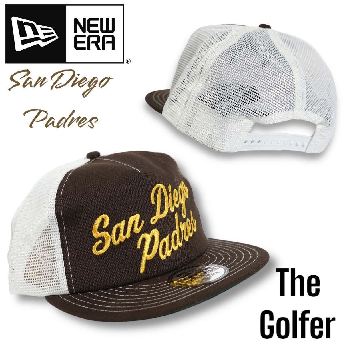 ◆日本未発売◆NEWERA San Diego Padres Trucker Cap サンディエゴ　パドレス　トラッカーキャップ　Cap The Golfer ダルビッシュ有