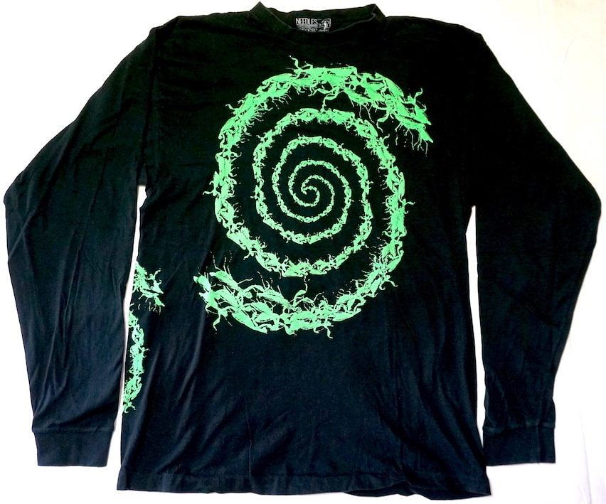  珍★レア NEEDLES・最初期・ACID！・カマキリ柄・ロンT・ビンテージ’・90’s・クラブカルチャー・オリジナル・ニードルズ・即決！ 