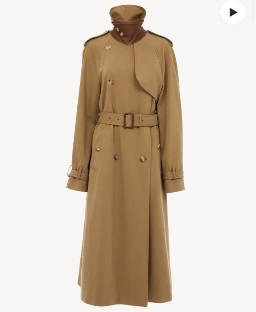 定価60%オフ Chloe クロエ トレンチコート 34サイズ　コットンギャバジン　ロングコート　