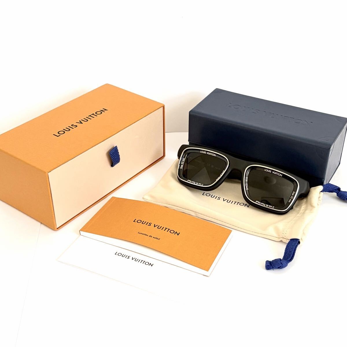 【未使用】ルイヴィトン LV スーパーヴィジョン・スクエア サングラス LOUIS ルイヴィトン ブラック