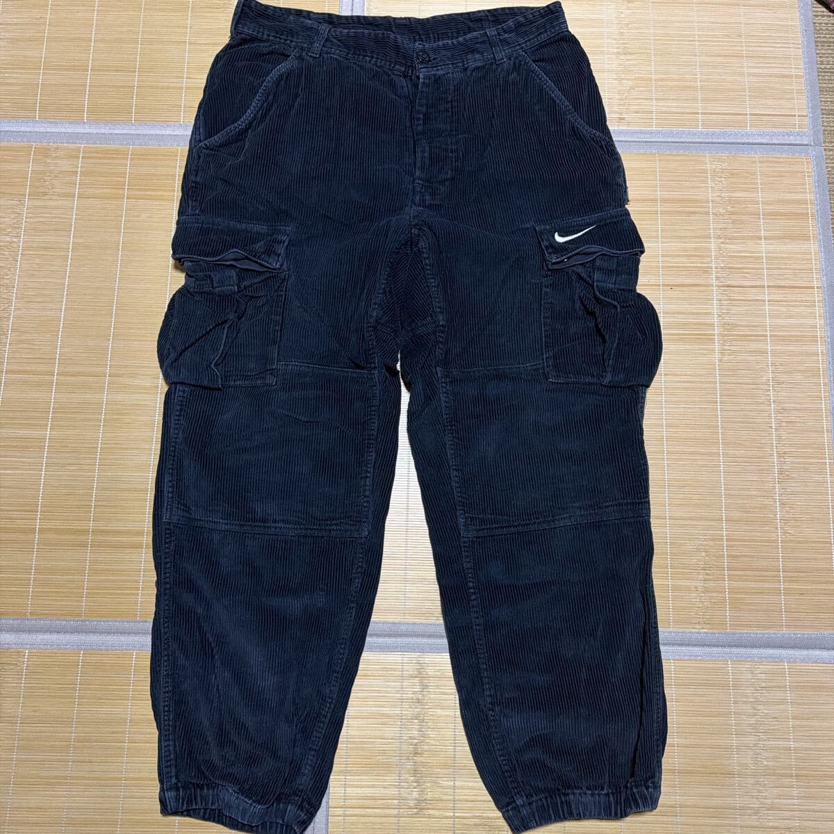 22ss Supreme NIKE Arc Corduroy Cargo Pant カーゴパンツ　黒　ブラック　M