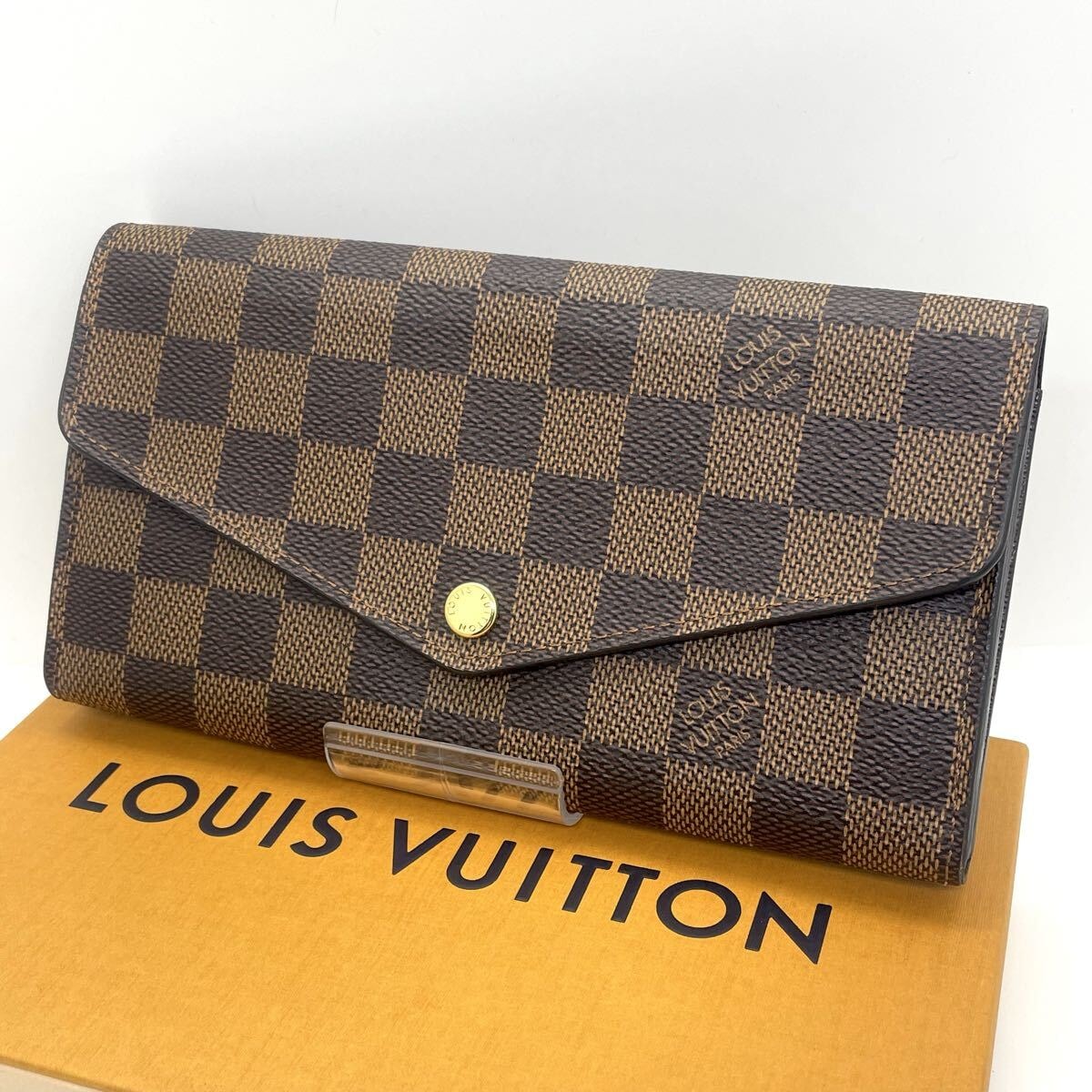 ルイヴィトン ダミエ エベヌ ポルトフォイユ サラ 長財布