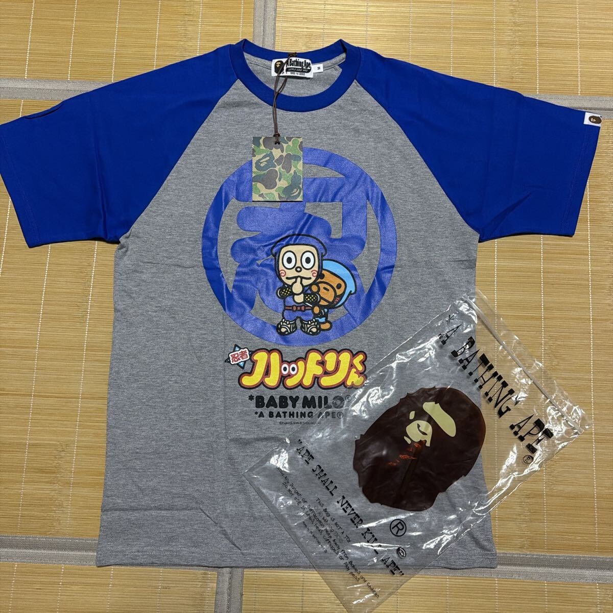 A (未使用に近い)】a bathing ape BAPE 名探偵コナン tシャツ CONAN