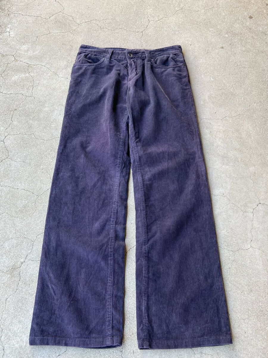 DOLCE&GABBANA ARCHIVE PURPLE CORDUROY TROUSERS