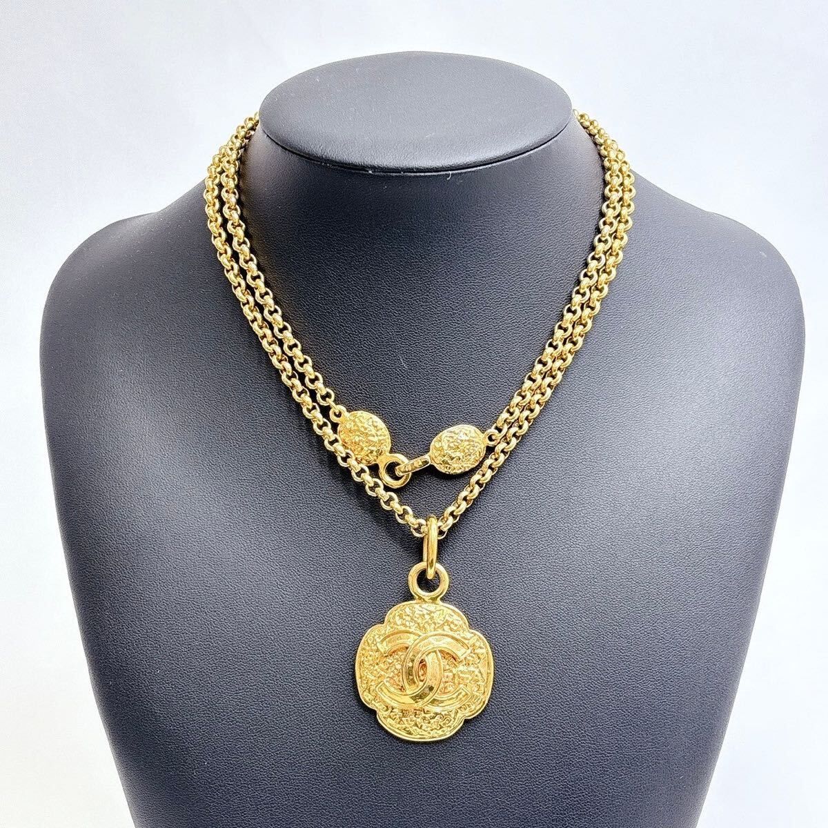 シャネル　ゴールド　ネックレス　ココマーク アクセサリー CHANEL