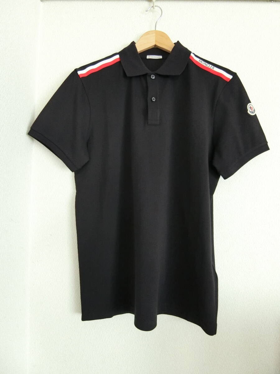 【美品】MONCLER モンクレール　トリコロール襟　ワッペン　半袖ポロシャツ MONCLER モンクレール ポロシャツ SS POLO 8A00021 89A16 メンズ
