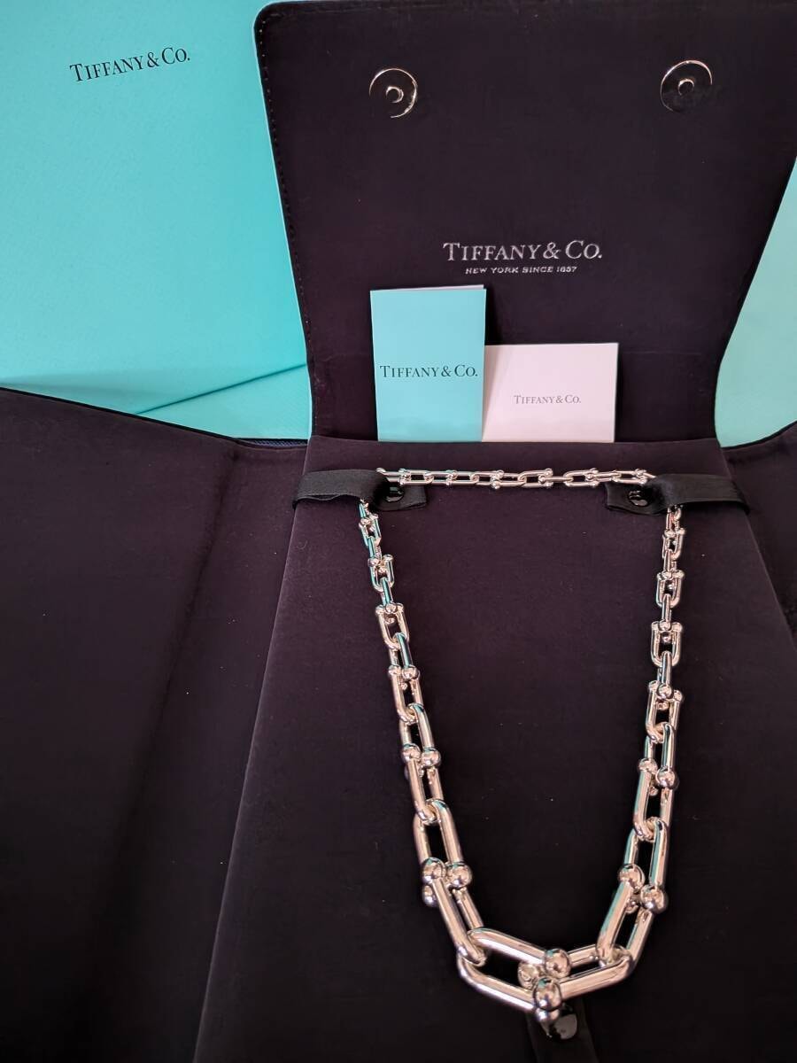 新品[定価605,000円]ティファニーハードウェアグラジュエイテッドネックレス18インチ