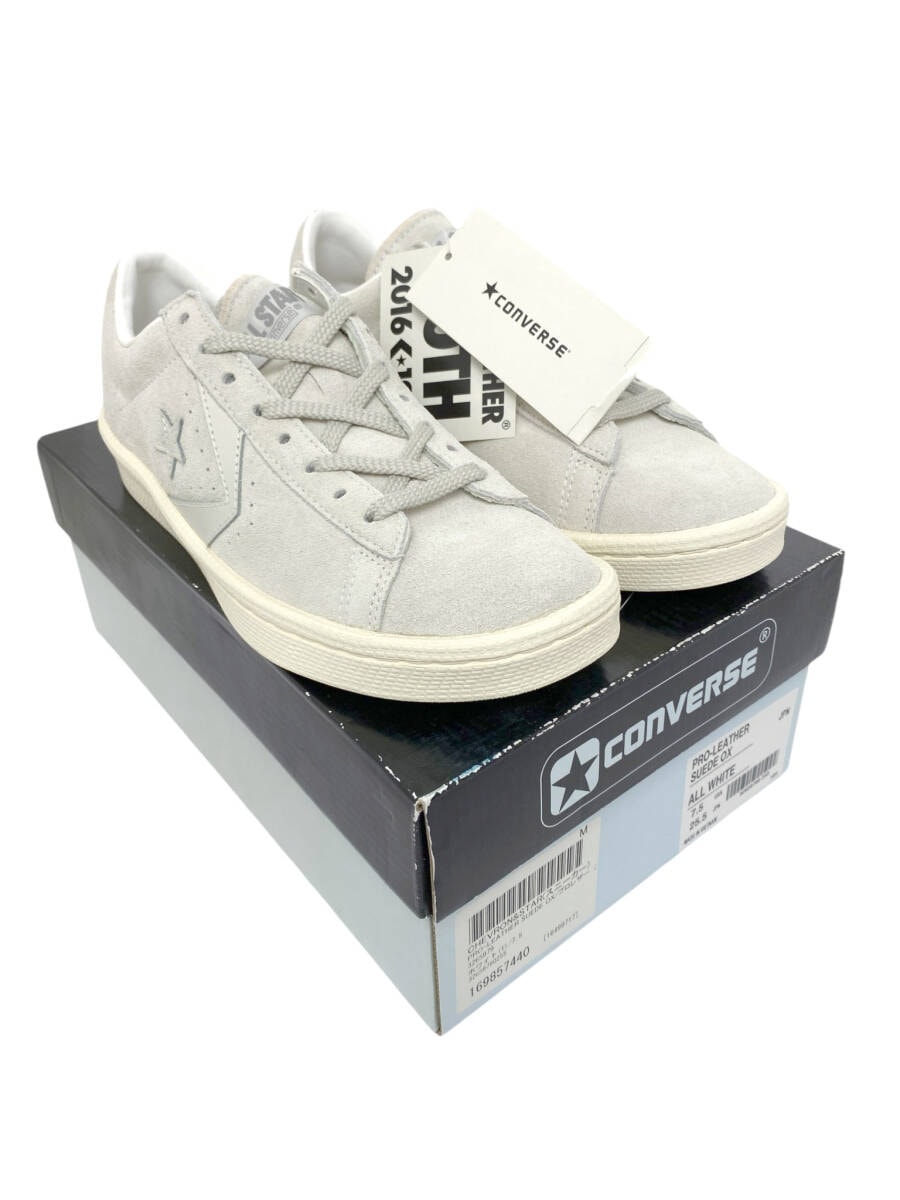コンバース CONVERSE プロレザー スエード オックス PRO LEATHER SUEDE OX ALL WHITE 2016年 プロレザー40周年 USA/7.5 JPN/25.5 25.5cm