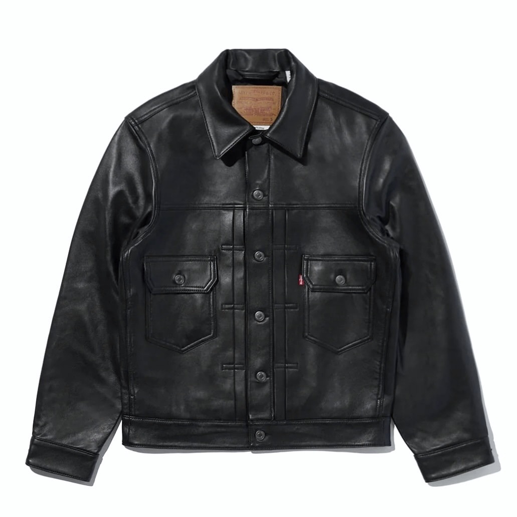 LEVI'S Premium Black Type I Trucker Jacket 