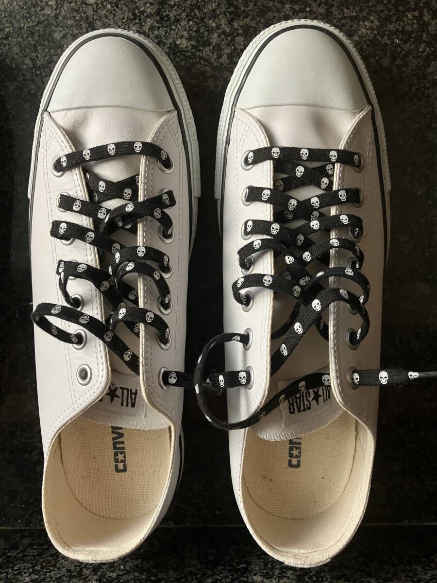 本革コンバースCHUCK TAYLOR 白29cm