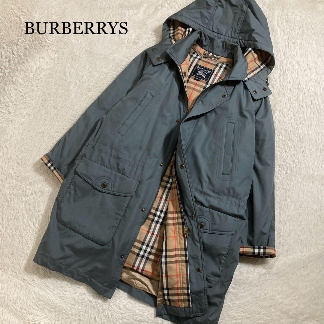 BURBERRYS バーバリーズ モッズコート ダウンジャケット ミリタリージャケット 2WAY ノバチェック