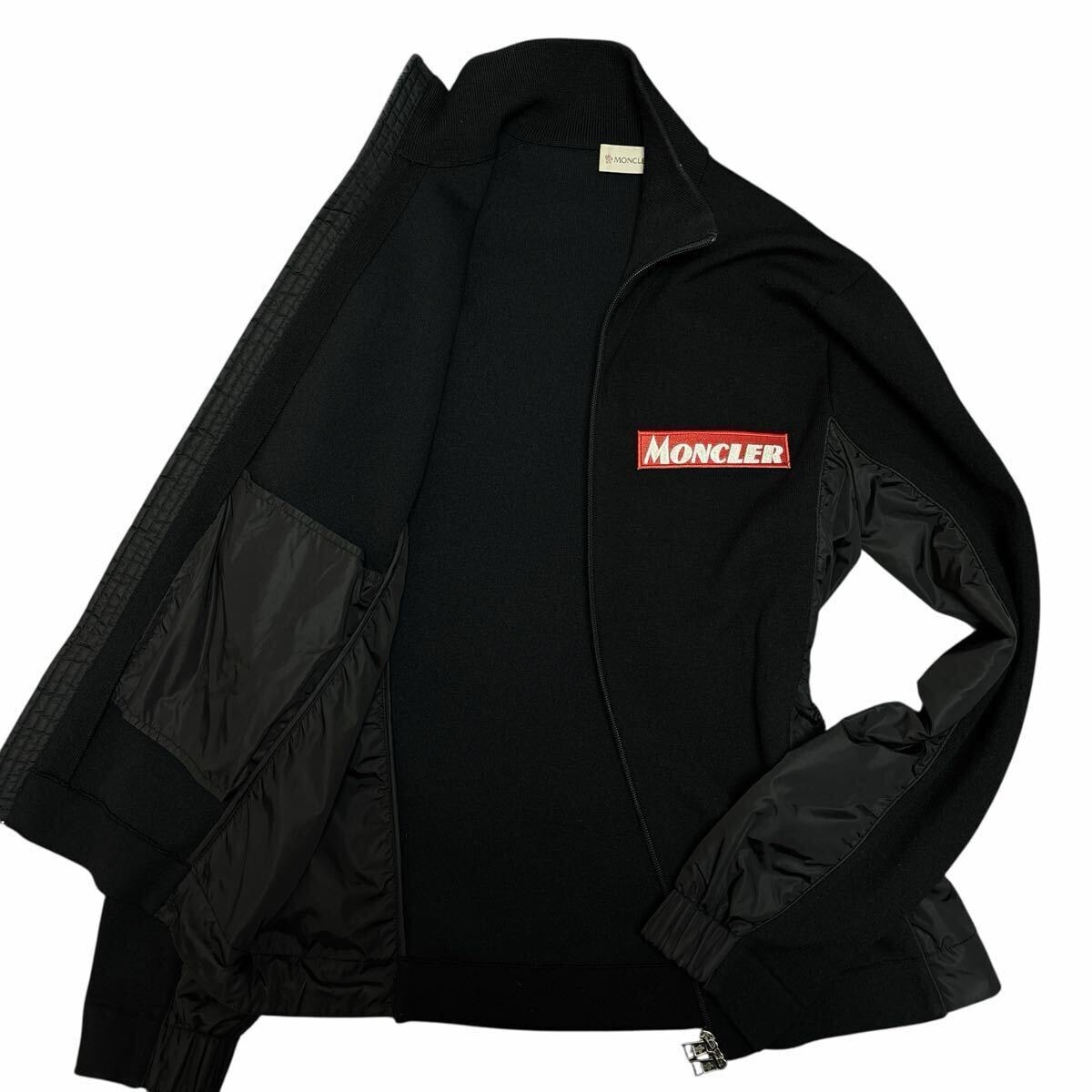 美品 美品 MONCLER MAGLIONE M 黒 正規品 MONCLER MAGLIONE M 黒 正規品 -