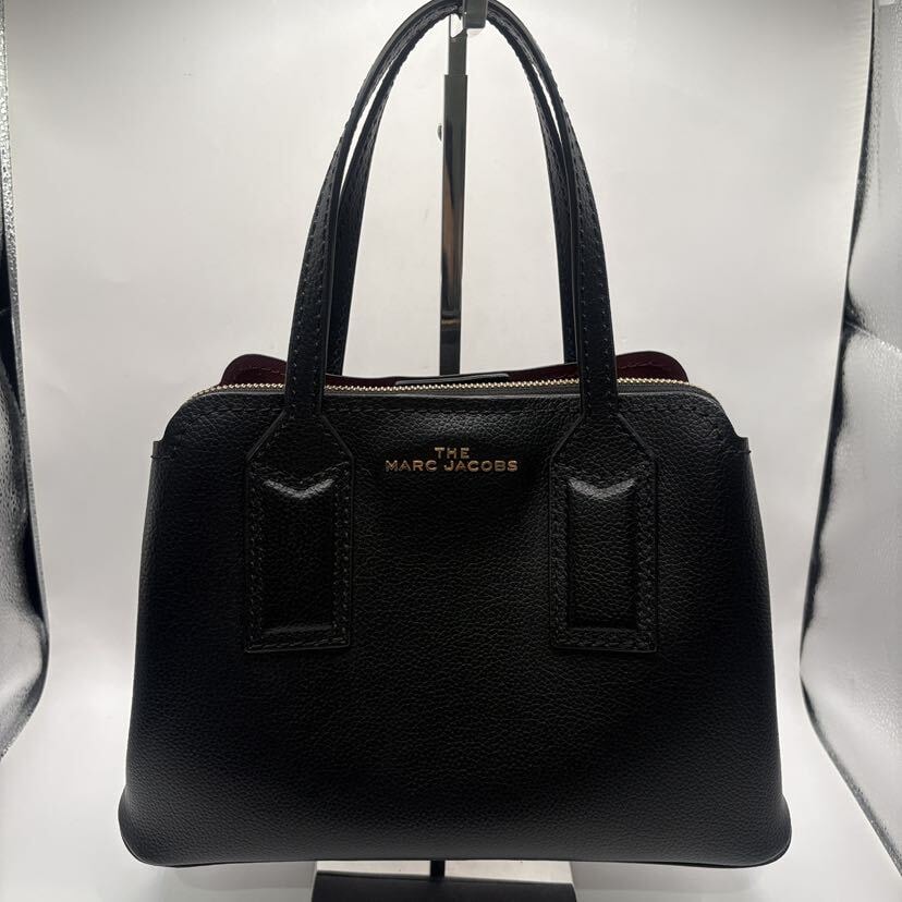 マークジェイコブス THE EDITOR レザー 2WAYトートバッグ ブラック