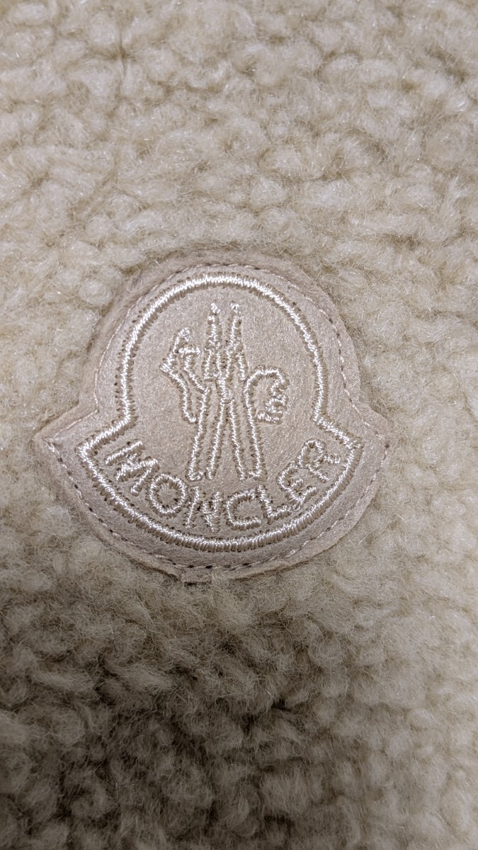 【美品】MONCLER PANTALONE SPORTIVO ボアパンツ ベージュ　フリース　M
