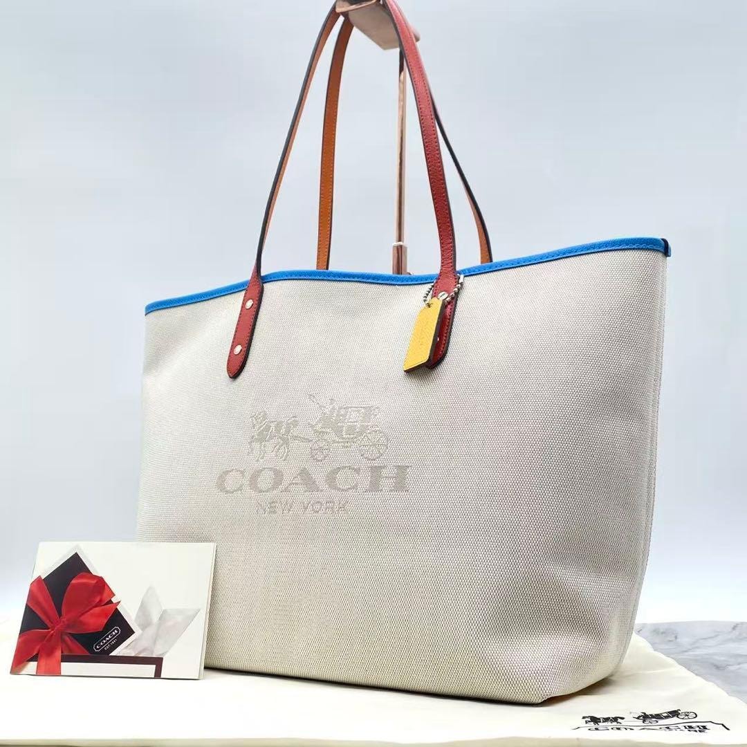 COACH コーチ 2WAY シグネチャー エル ホーボー ショルダーバッグ F39527 PVCコーティングキャンバス レザー ベージュ ホワイト  レディース【中古】 COACH（コーチ） 国内発送 バッグ レディース ショルダーバッグ