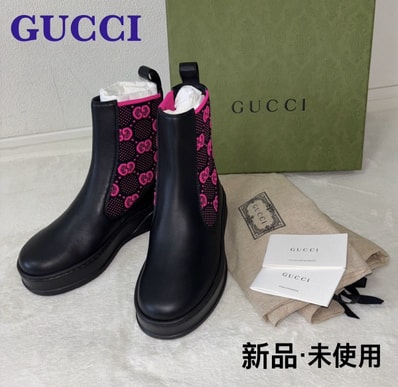 A (未使用に近い)】グッチ ブーツ レディースの古着・中古ハイ A (未使用に近い)】グッチ ブーツ レディースの古着・中古ハイ