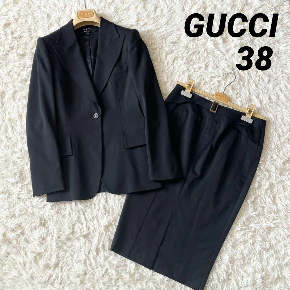 GUCCI スーツ ジャケット　黒 38 入学式に GUCCI スーツ・ジャケット | 撮影衣装レンタルのマナマナ